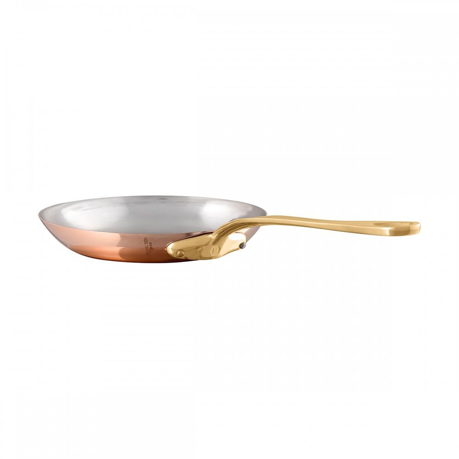 Mauviel M'Tradition Copper Frying Pan with Bronzehandles. Tin Inside 30cm 286330