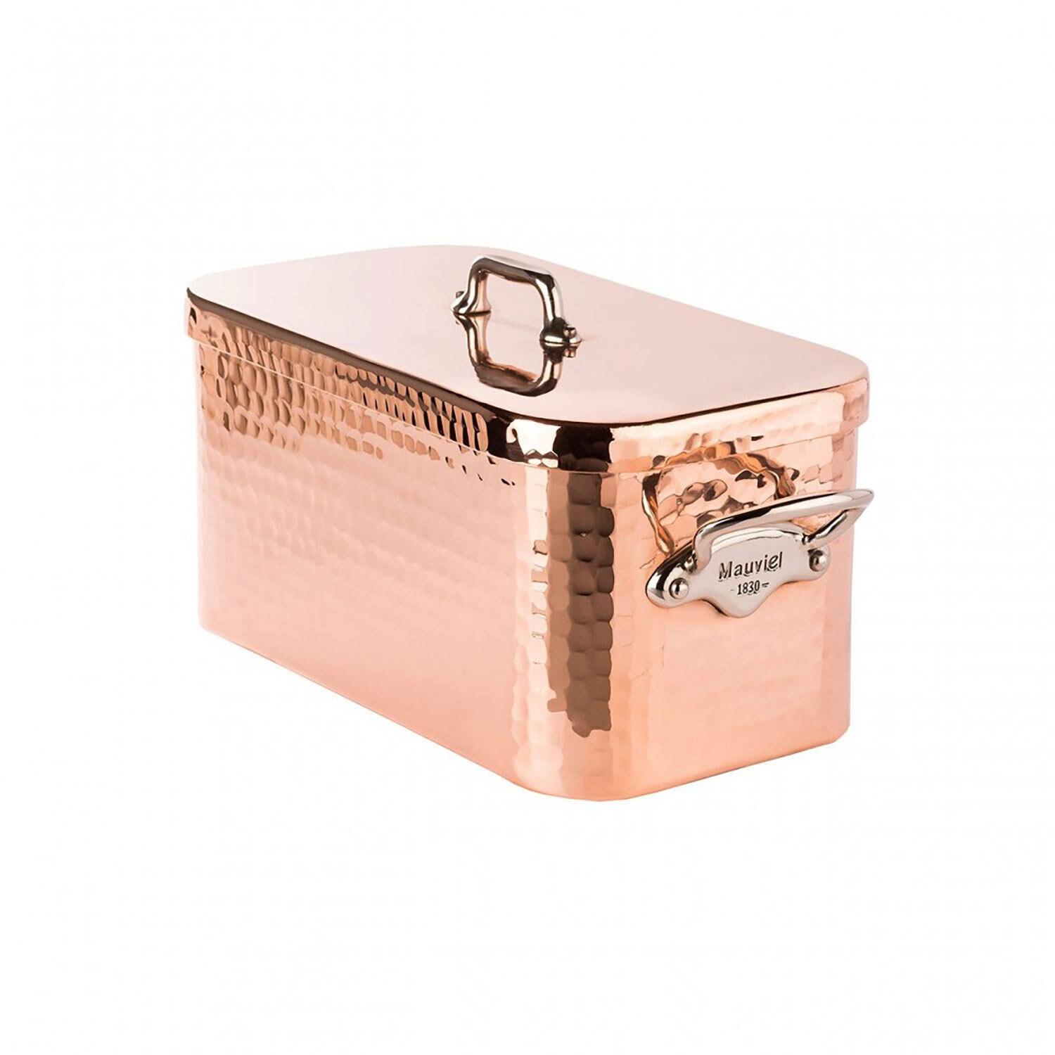Mauviel Hammered Copper Braisingpan with Bronze Handles Tin Inside 215330