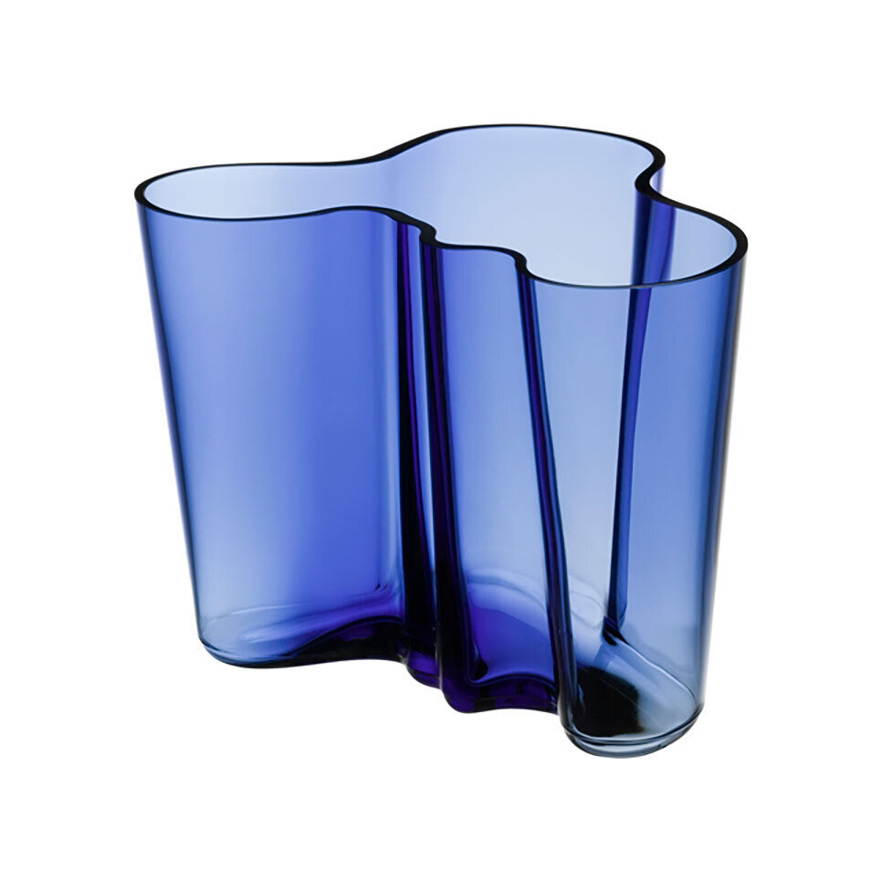 iittala Aalto Vase 6.25 Inch Ultramarine Blue 1062561