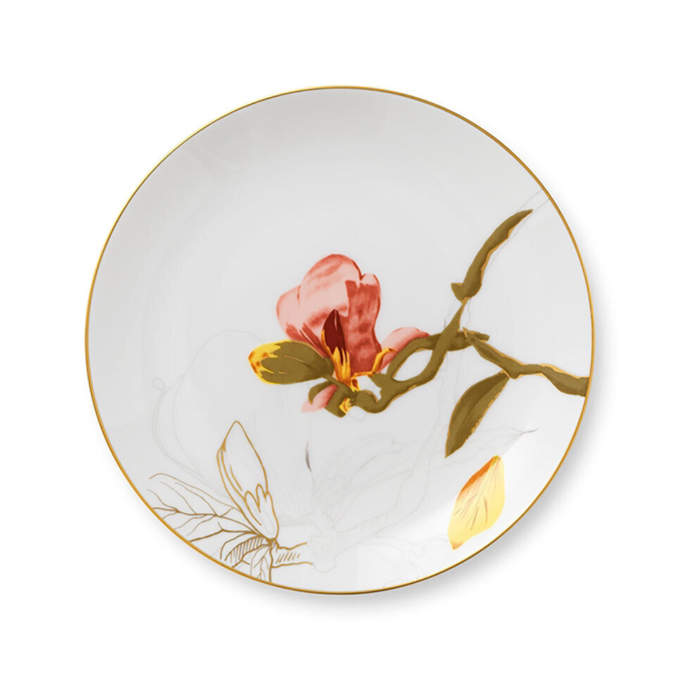 Royal Copenhagen Flora Plate 8.5 Inch Magnolia 1017551