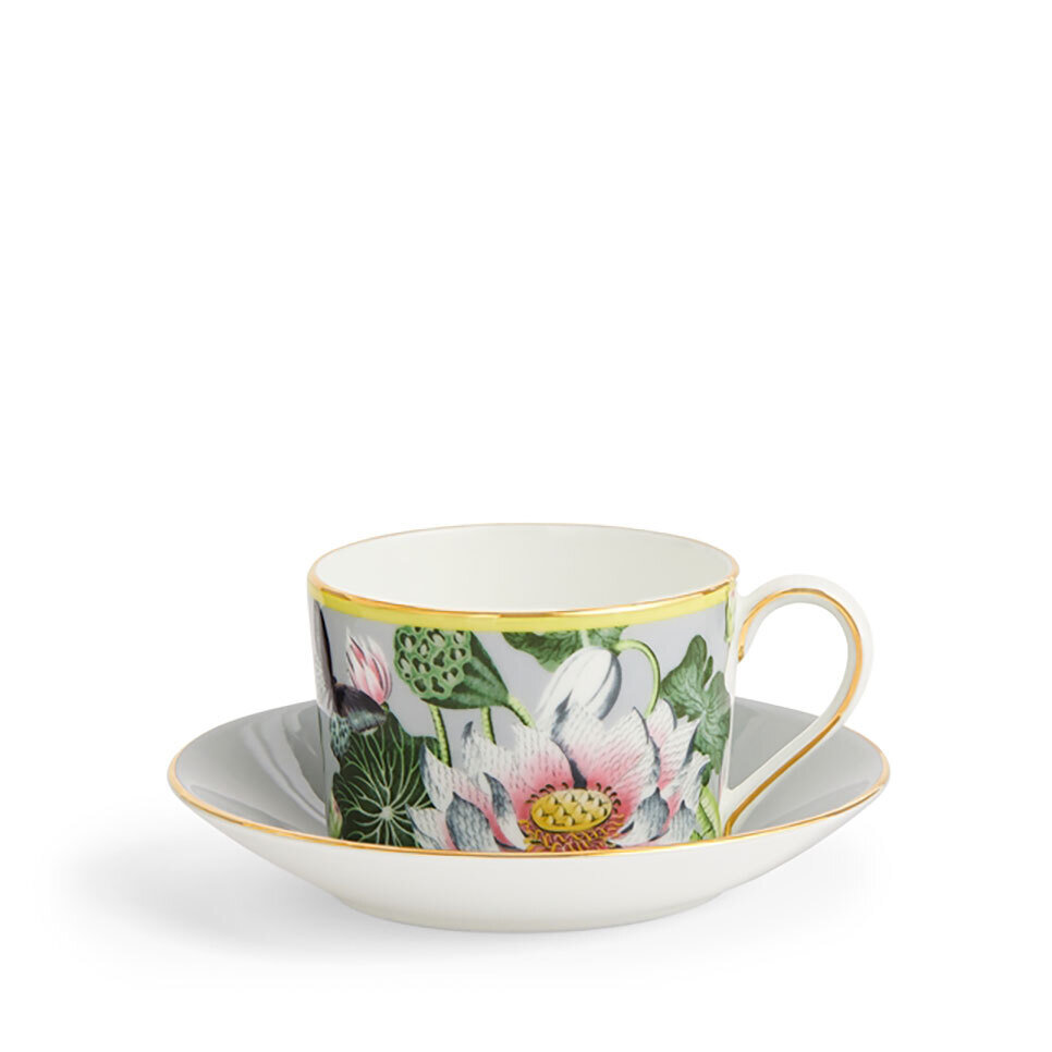 Wedgwood Waterlily Teacup & Saucer Set 1061858