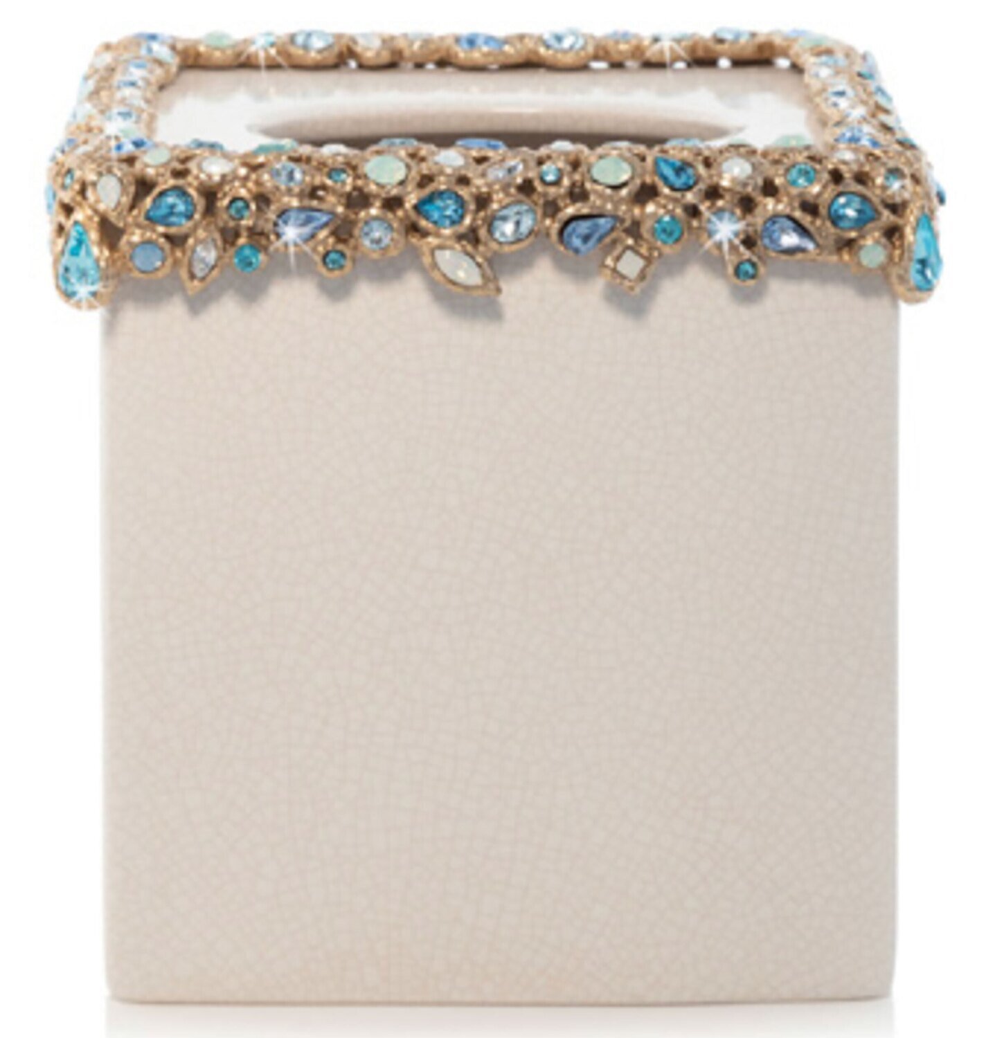 Jay Strongwater Emerson Bejeweled Tissue Box Oceana SDH8891-230