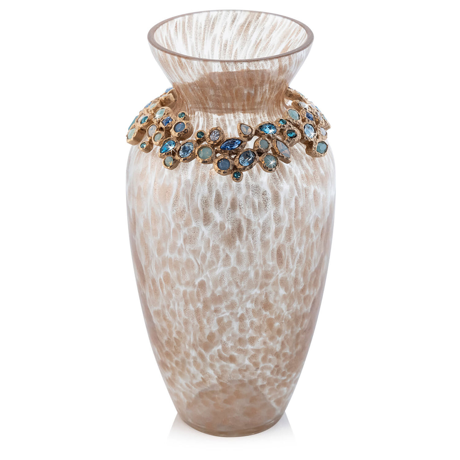 Jay Strongwater Norah Bejeweled Vase Oceana SDH2562-230