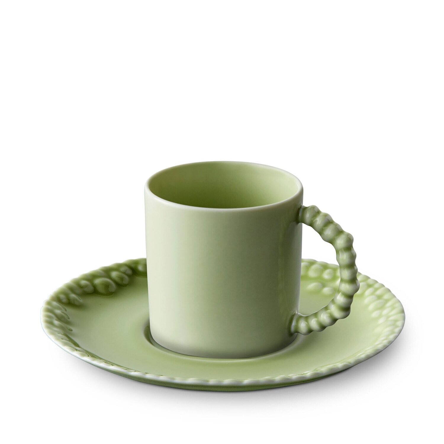 L&#39;Objet Haas Mojave Espresso Cup Saucer Green HB655, MPN: HB655, 810009644026