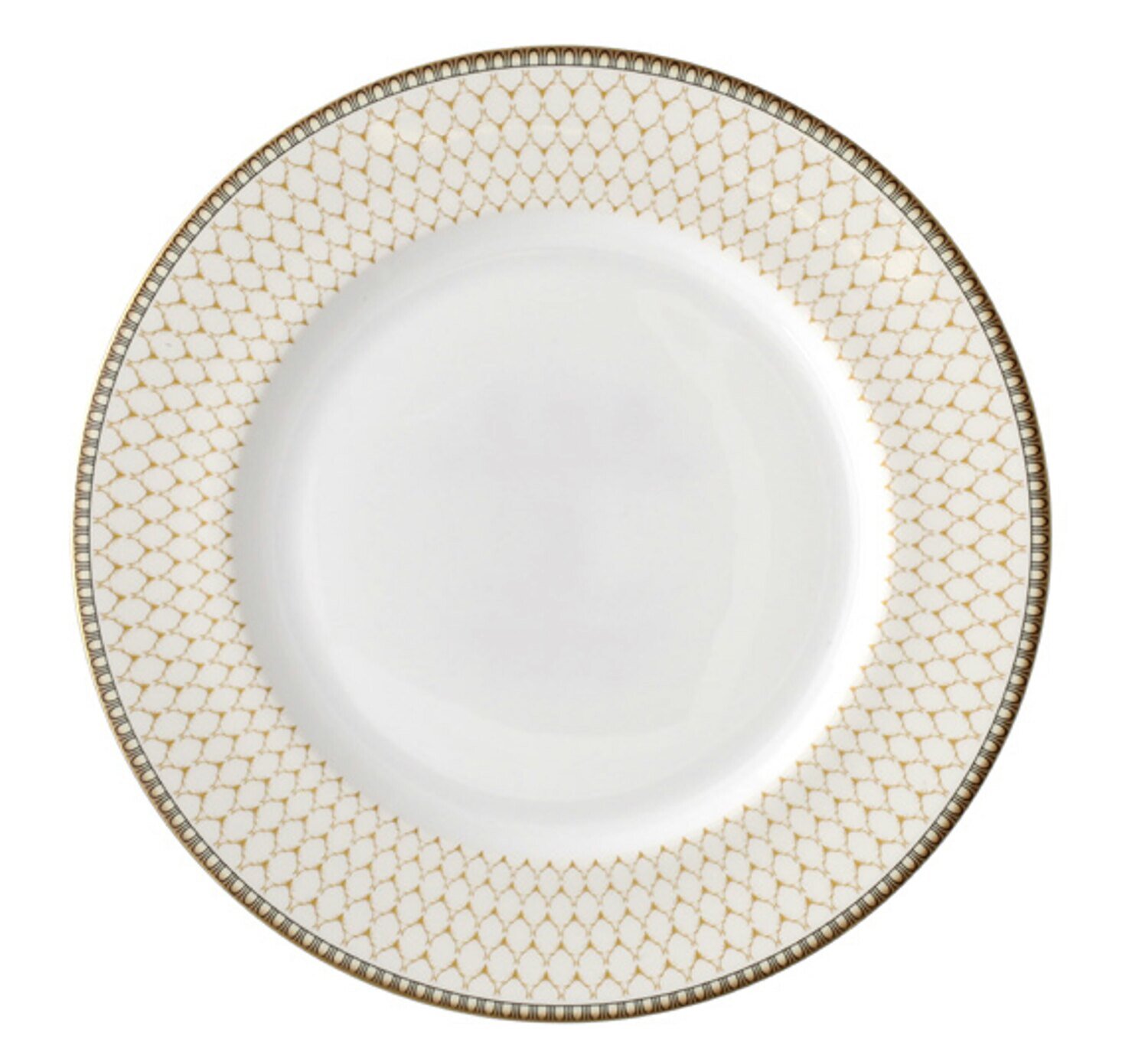 Halcyon Days Antler Trellis Ivory Gold 8 Inch Dessert Plate BCGAT048PN, MPN: BCGAT048PN,