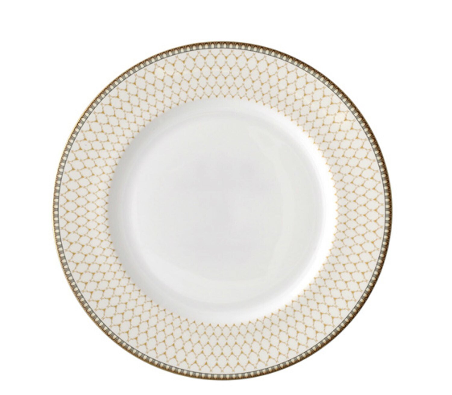 Halcyon Days Antler Trellis Ivory Gold 6 Inch Plate BCGAT046PN, MPN: BCGAT046PN,