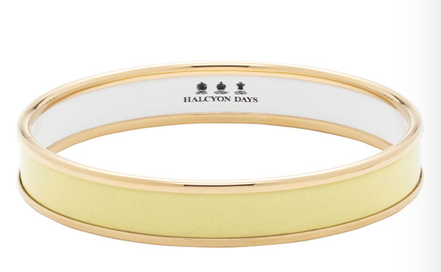 Halcyon Days 1cm Buttercup Gold Small Bangle Bracelet PBPLA2010GS, MPN: PBPLA2010GS,