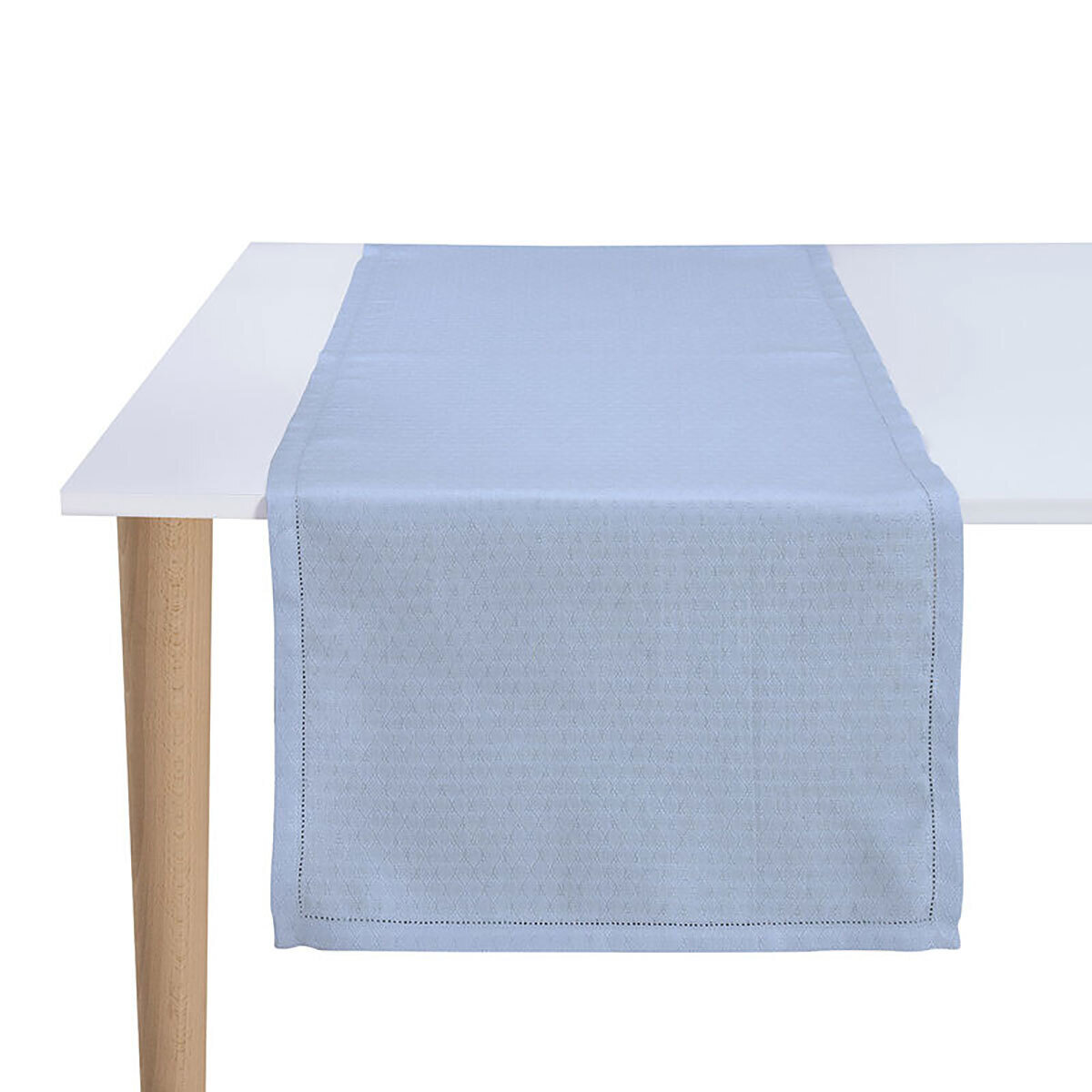 Le Jacquard Francais Runner Portofino Fiori Blue 100% Linen 20 x 125 Inch 28309, MPN: 28309, 366026…