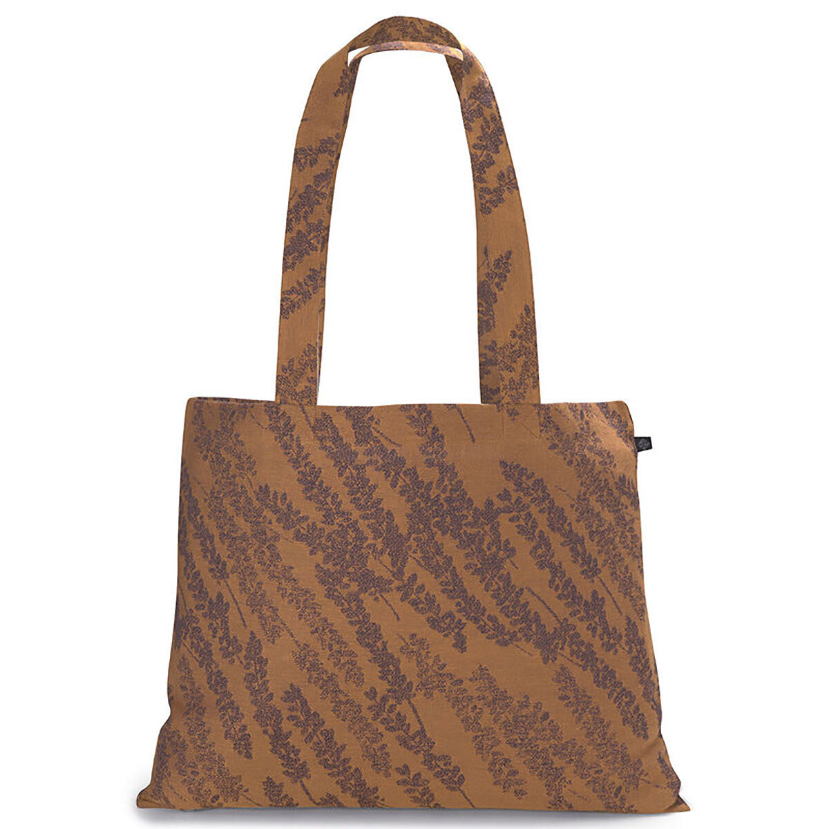 Le Jacquard Francais Shopper Bag Origin Nature Brown 100% Cotton 14 x 19 Inch 28247