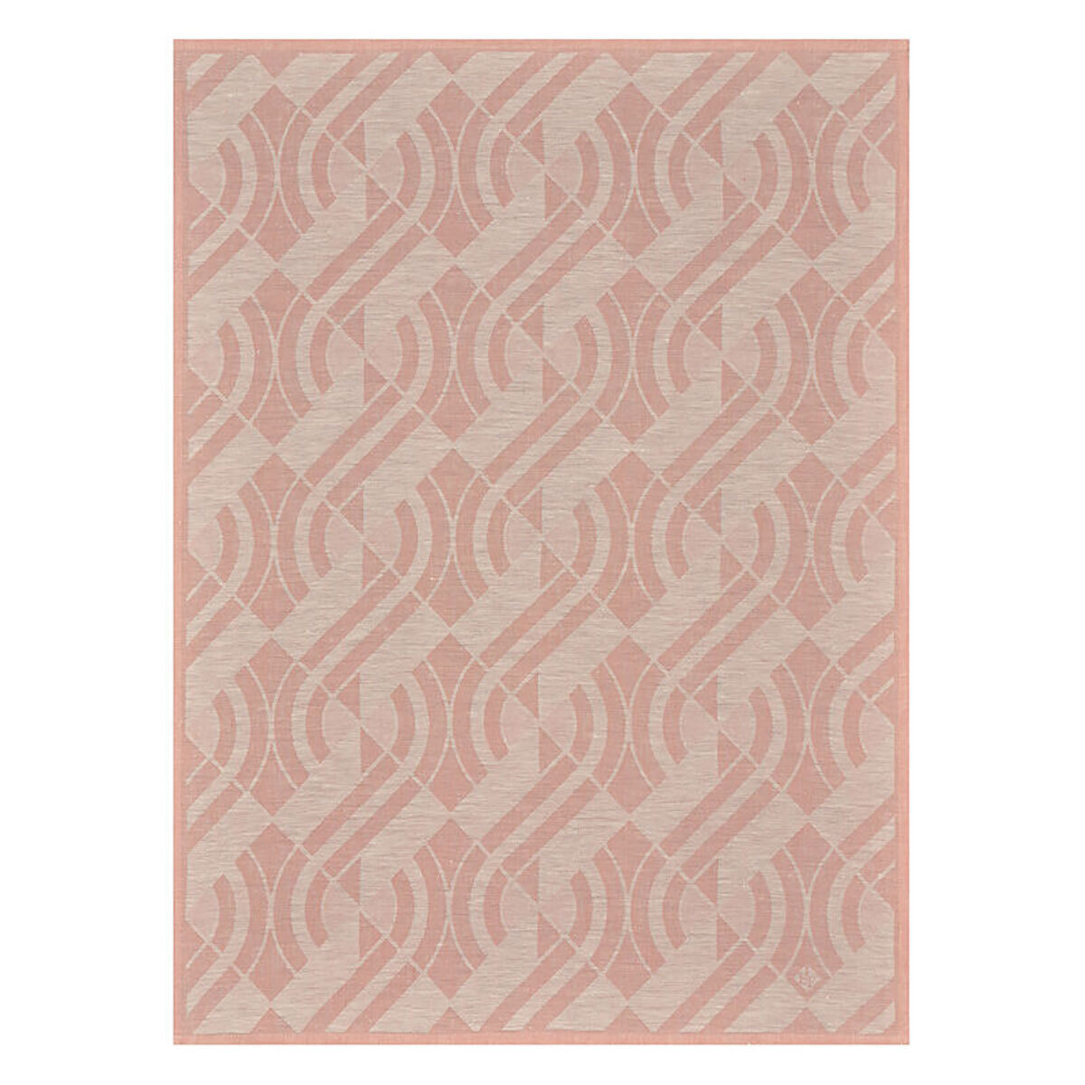 Le Jacquard Francais Crystal Towel Neo Pink 100% Linen 24 x 31 Inch 27524