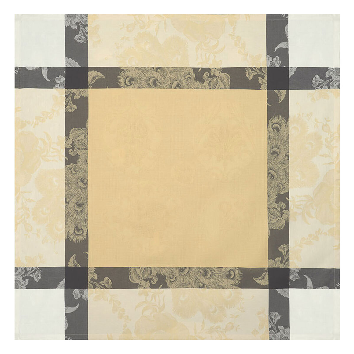 Le Jacquard Francais Tablecloth A La Francaise Yellow 100% Cotton 69 x 126 Inch 28167, MPN: 28167, …