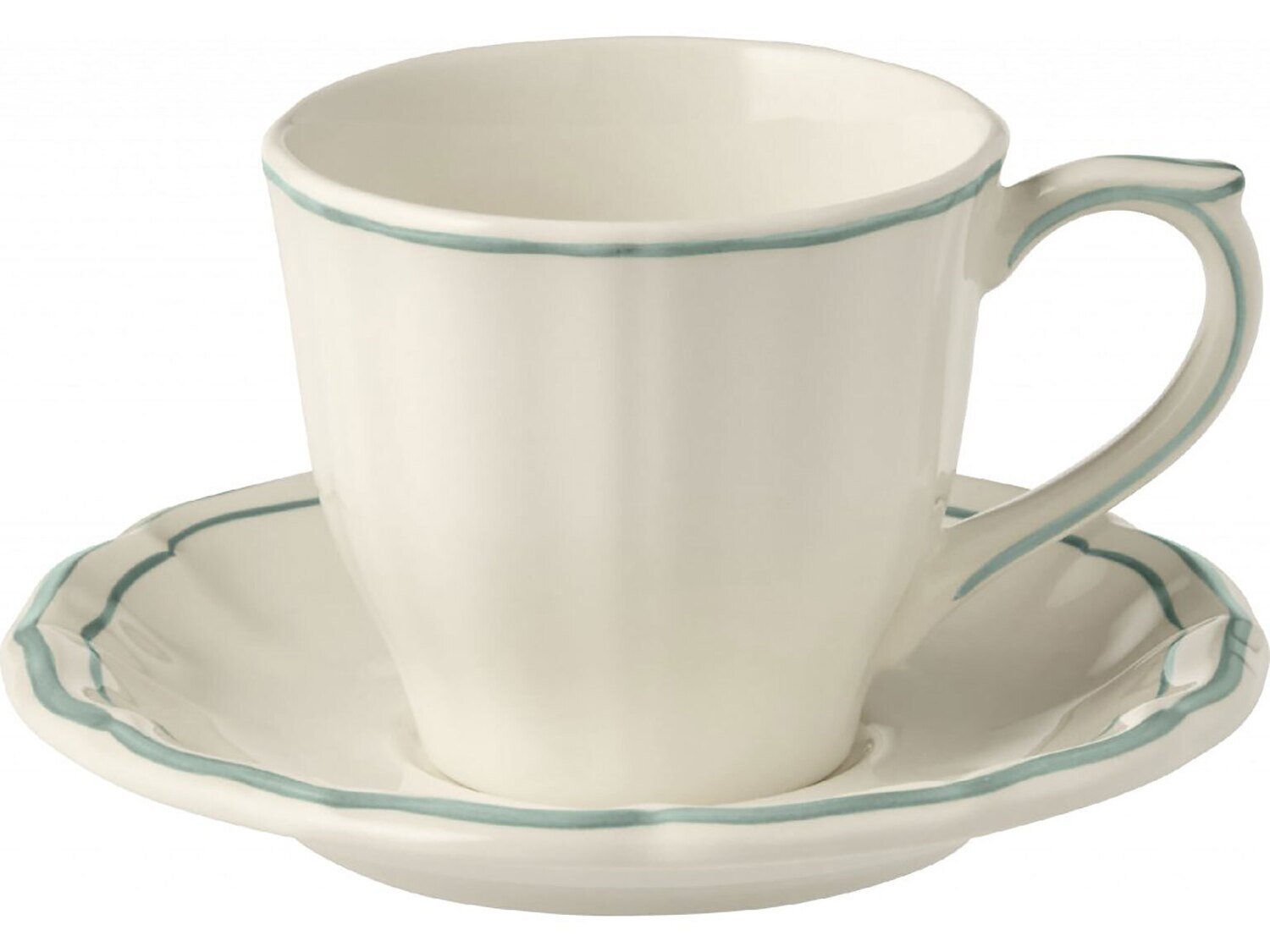 Gien Filet Earth Grey Us Tea Cup 1836TTHU49, MPN: 1836TTHU49, 840769077758