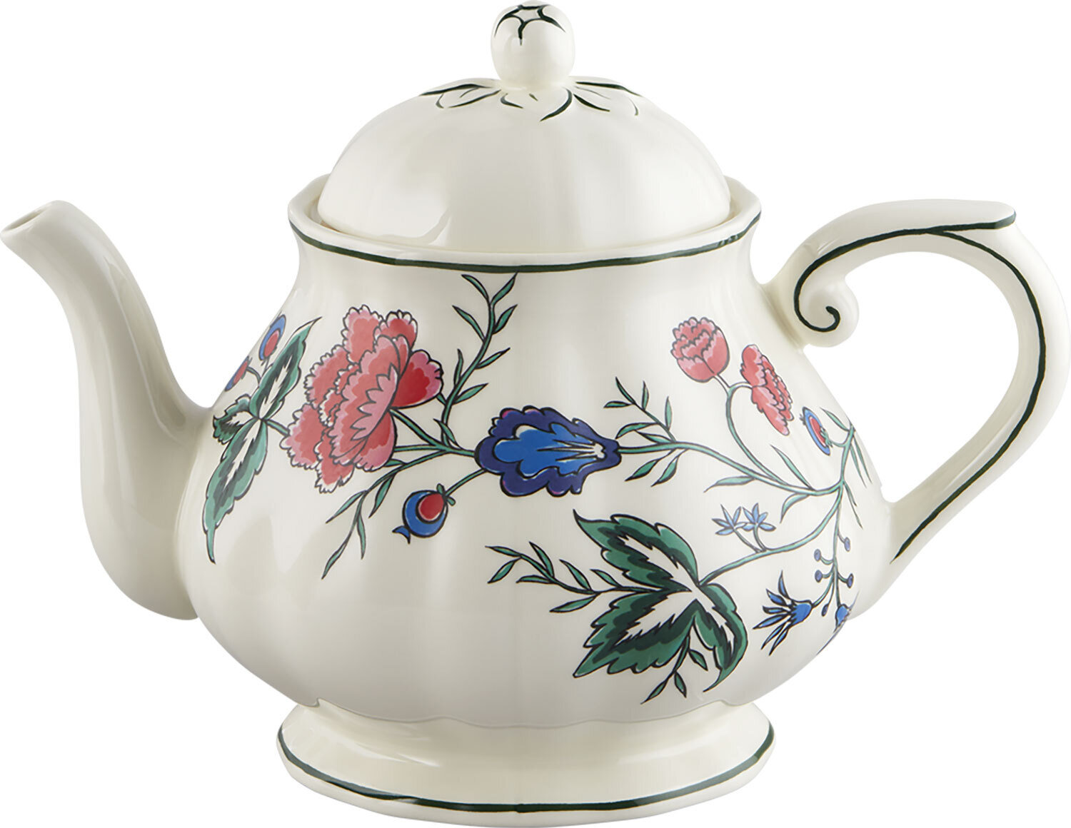 Gien Dominote Hand Painted Teapot 1846CTH248