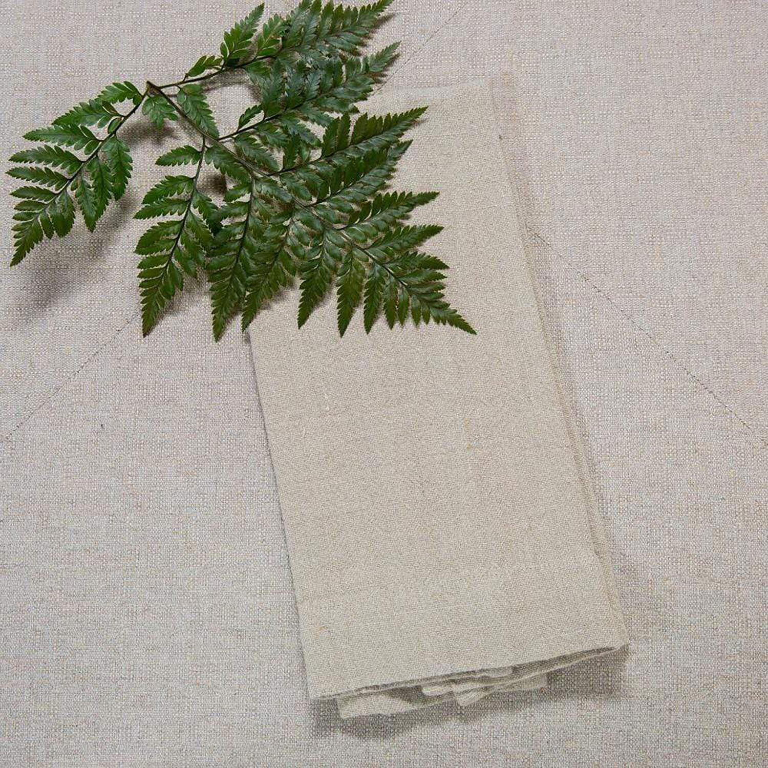 Crown Provence Hemmed Towel Natural Set of 4 T894