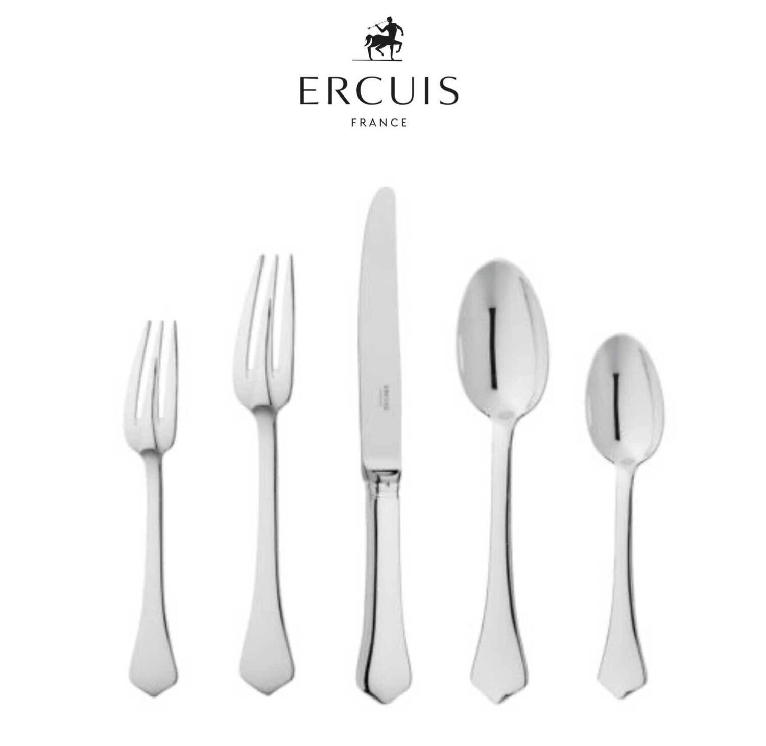 Ercuis Brantome Serving Spoon 9.75 Inch Stainless Steel Silver plated F665150-41, MPN: F665150-41, …