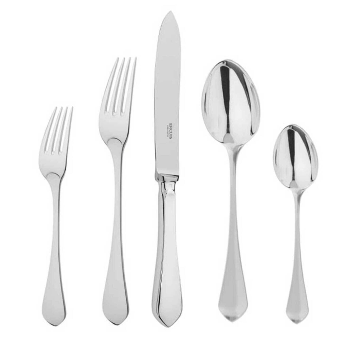 Ercuis Citeaux Serving Fork Stainless Steel Silver plated F665350-42, MPN: F665350-42, 8014808110665