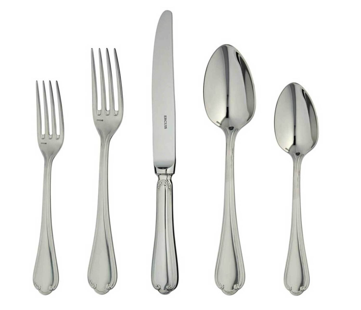 Ercuis Sully Dinner Spoon 8.125 Inch Stainless Steel Silver plated F665650-01, MPN: F665650-01, 801…
