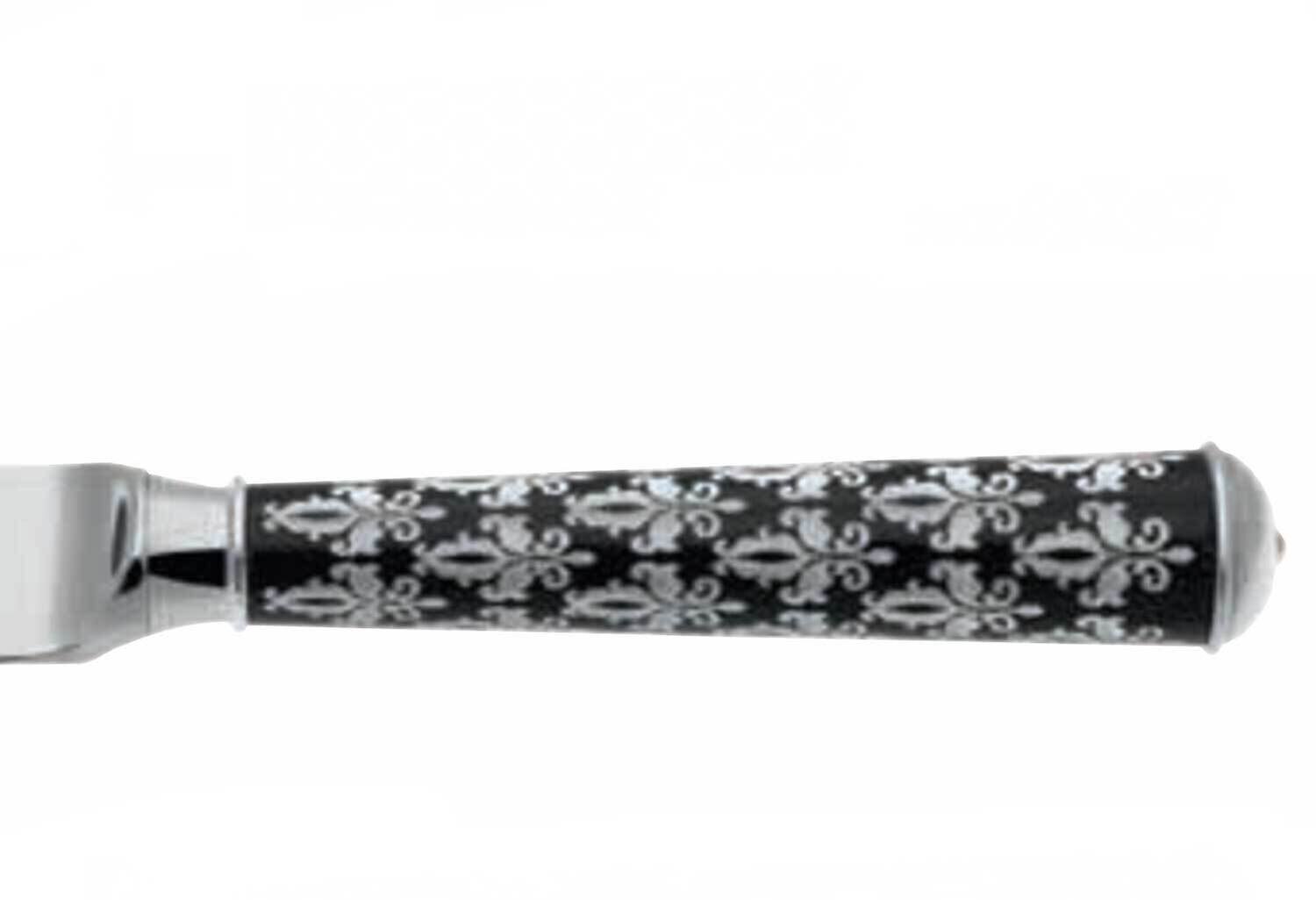 Ercuis Acanthe Dark Green Dessert Fork 7.5 Inch Silver Plated F60050O-05, MPN: F60050O-05, 80148081…