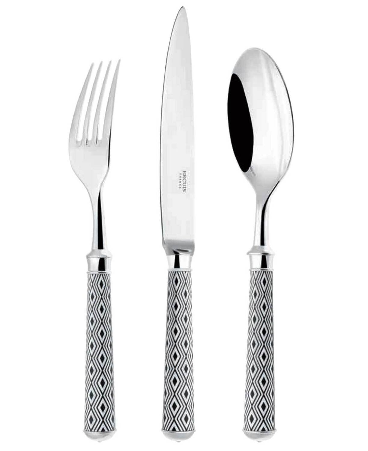 Ercuis Arlequin Black Serving Fork 10.125 Inch Gold Plated F601541-42, MPN: F601541-42, 80148082549…