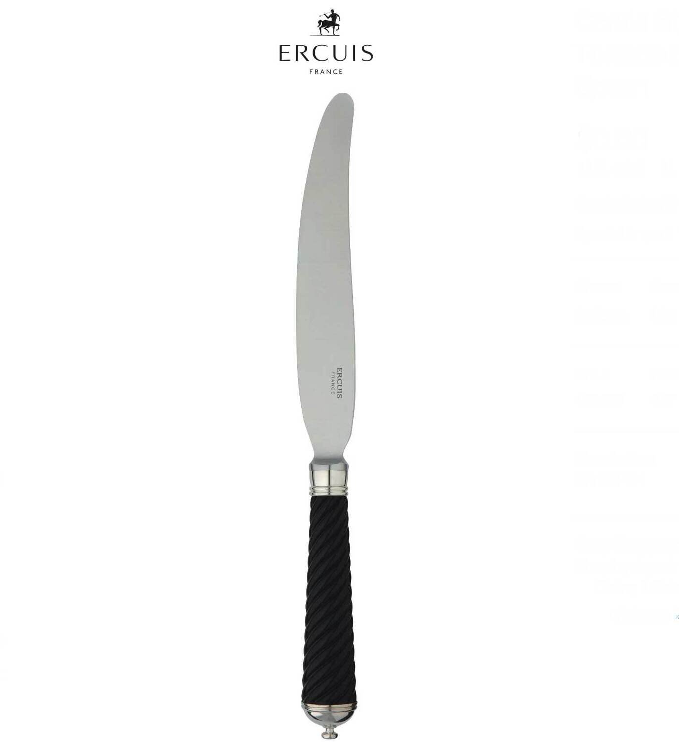 Ercuis Conde Torsade Ebony Individual Butter Knife Sterling Silver F630106-27