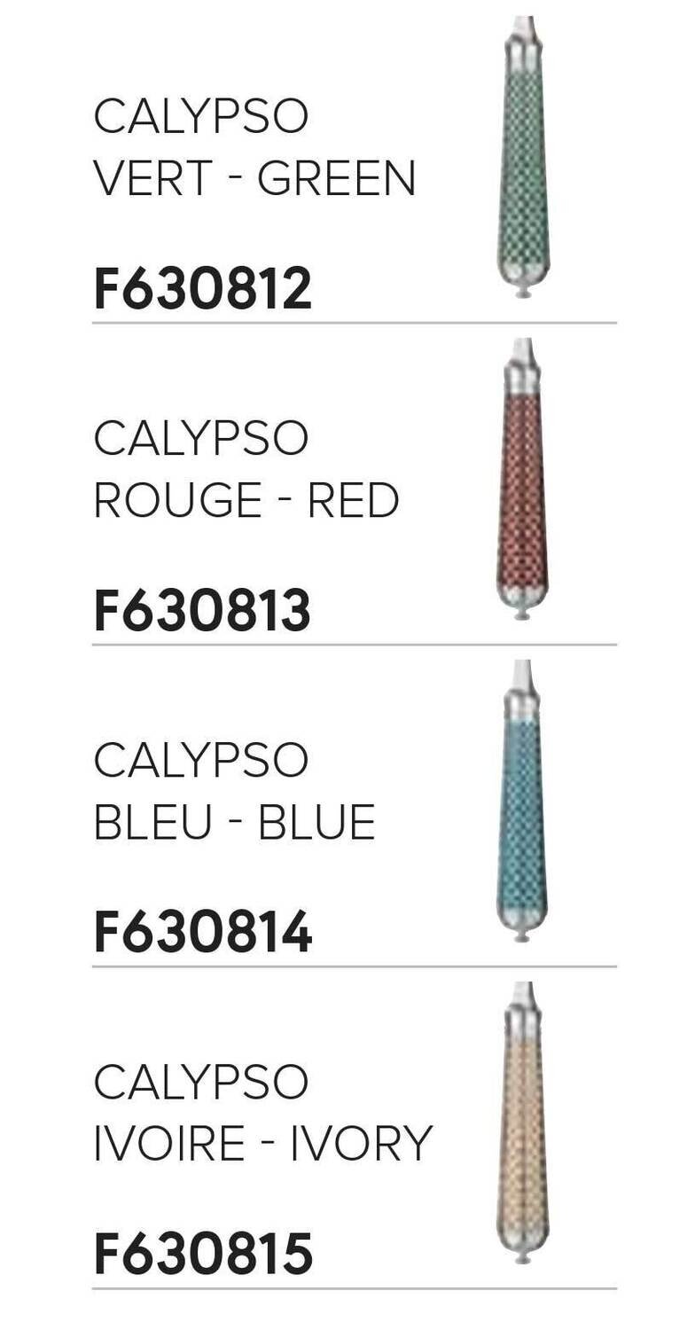Ercuis Calypso Red Dinner Knife Sterling Silver Gilt F637813-03, MPN: F637813-03, 3660656849773