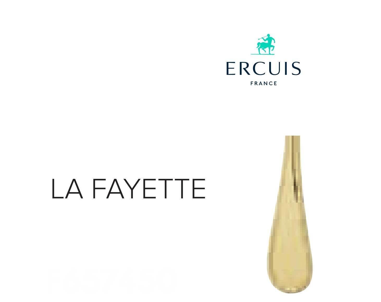Ercuis La Fayette Salad Serving Spoon Gold Plated F657450-43