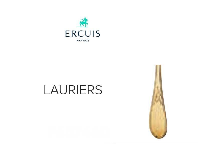 Ercuis Lauries Salad Serving Fork Gold Plated F657460-44, MPN: F657460-44, 3660656827177