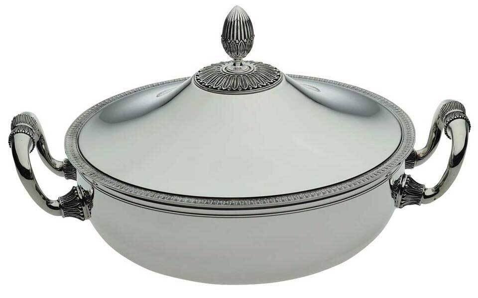 Ercuis Empire Vegetable Dish 6.5 Inch Silver Plated F500201-20