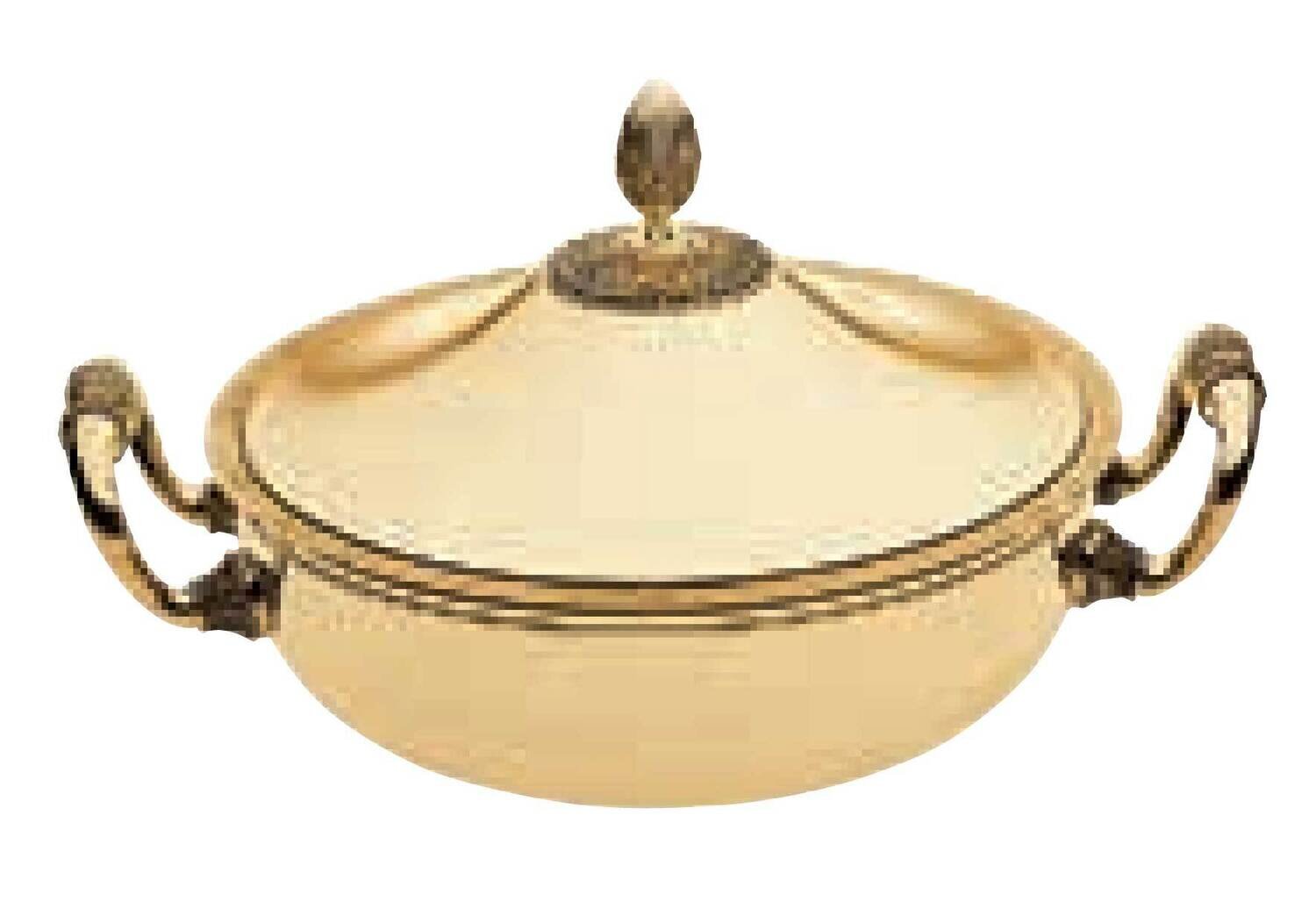 Ercuis Empire Vegetable Dish 6.5 Inch Gold Plated F500201220