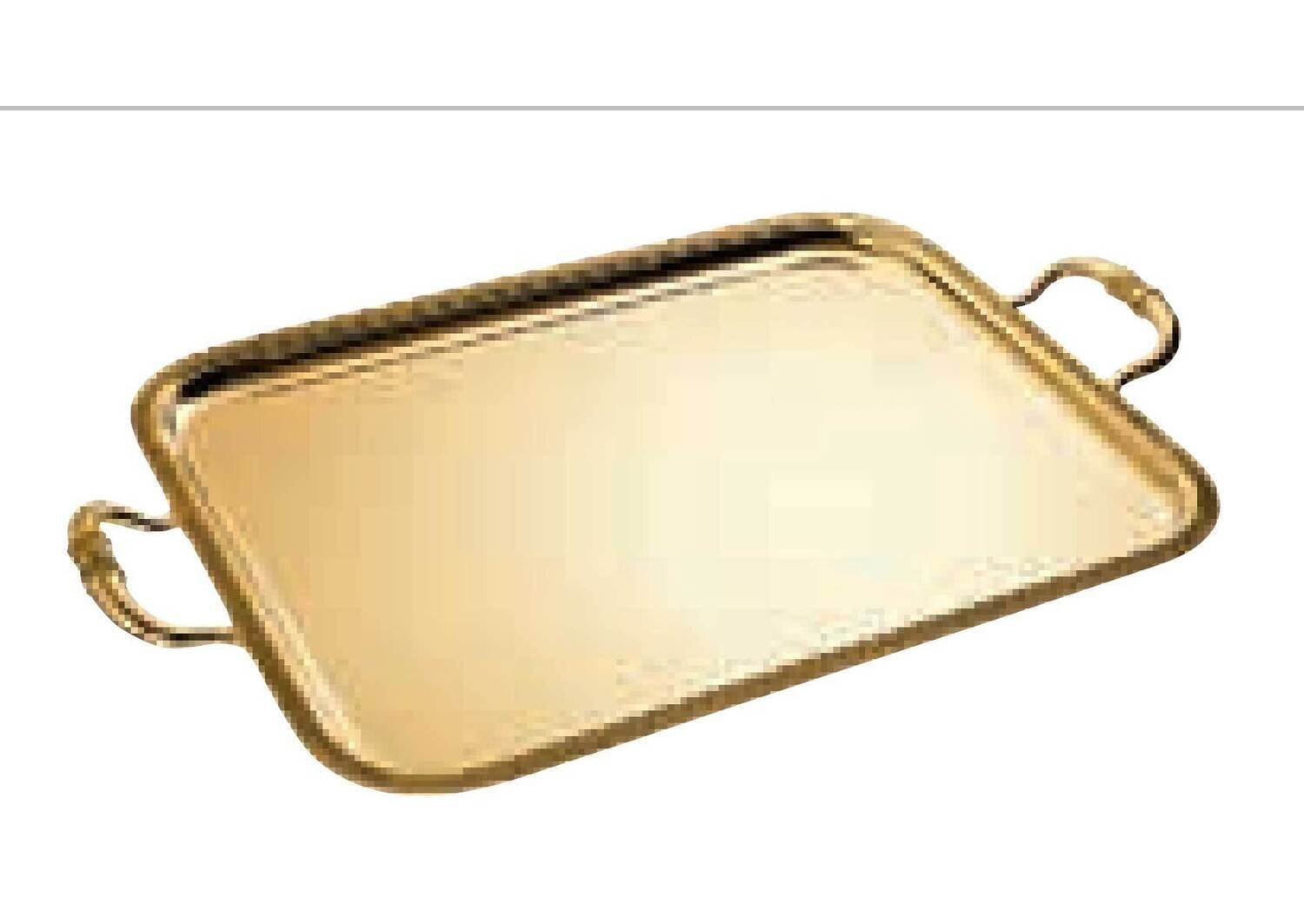 Ercuis Empire Rectangular Serving Tray With Handles 22.5 x 18.875 Inch Gold Plated F500450257, MPN:…