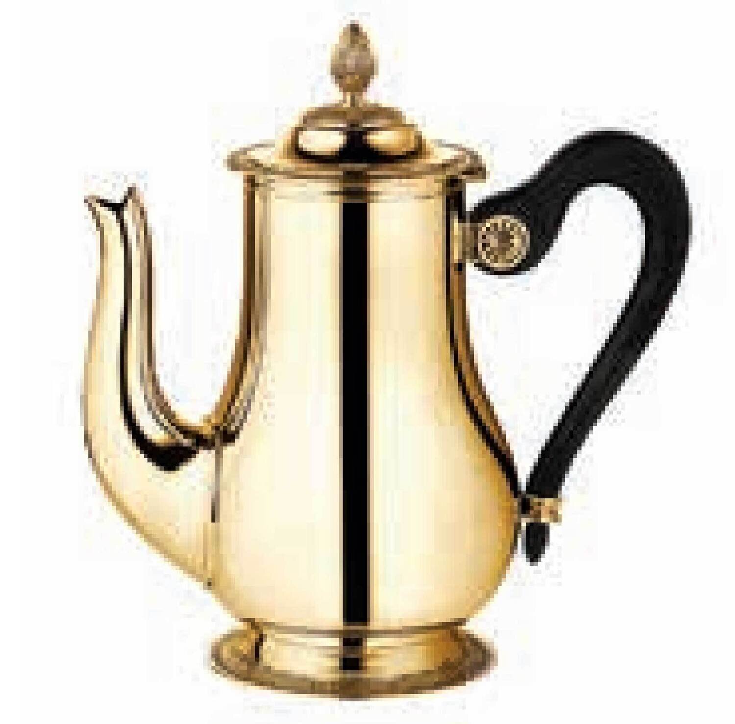 Ercuis Empire Coffee Pot 8.25 Inch Gold Plated F500051212
