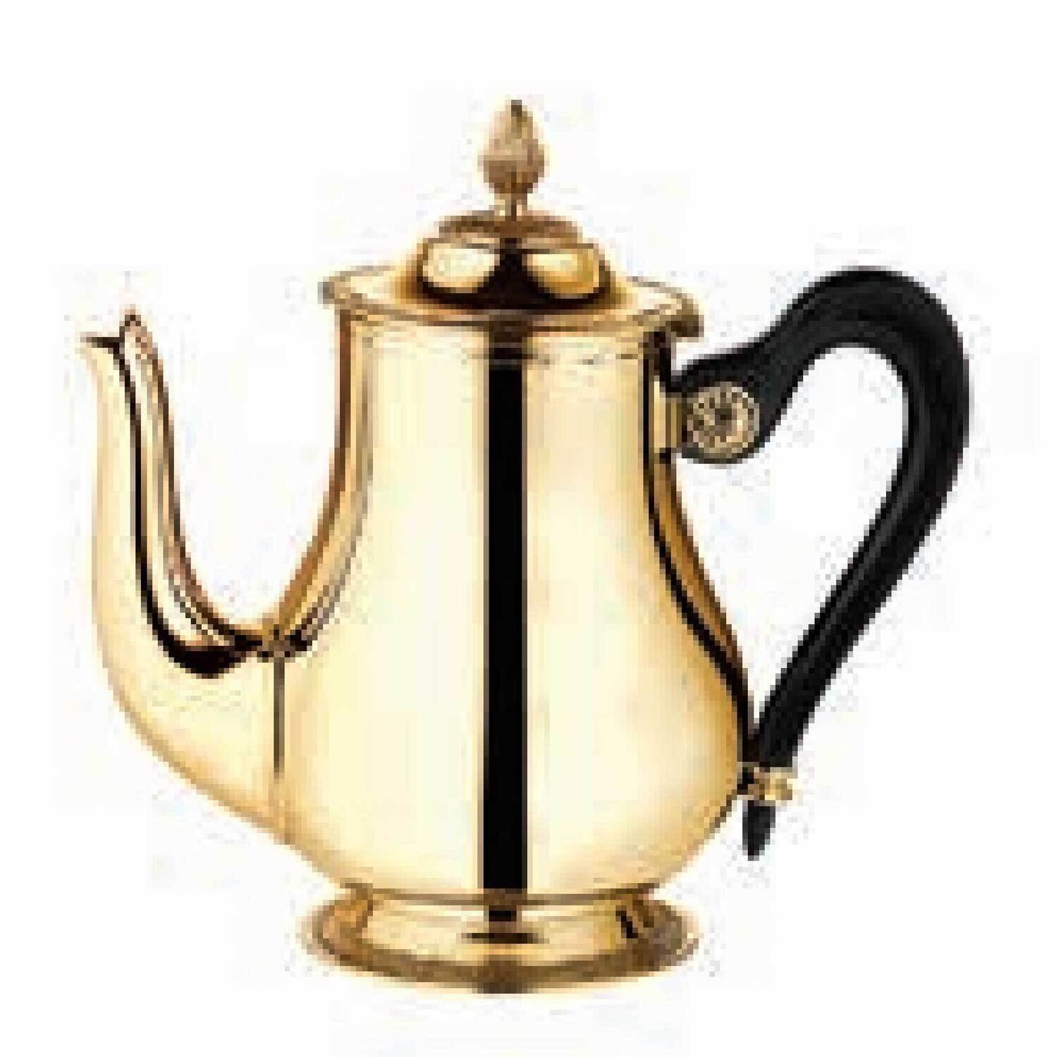 Ercuis Empire Tea Pot 7.5 Inch Gold Plated F500056211