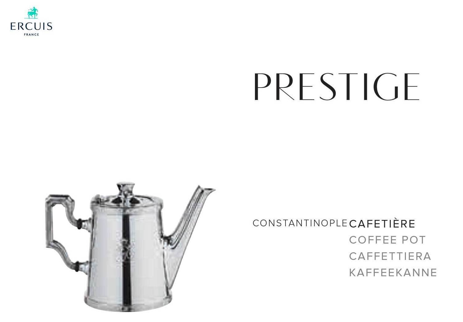 Ercuis Constantinople Coffee Pot 4.75 Inch Silver Plated F504050-04, MPN: F504050-04, 3660656025498