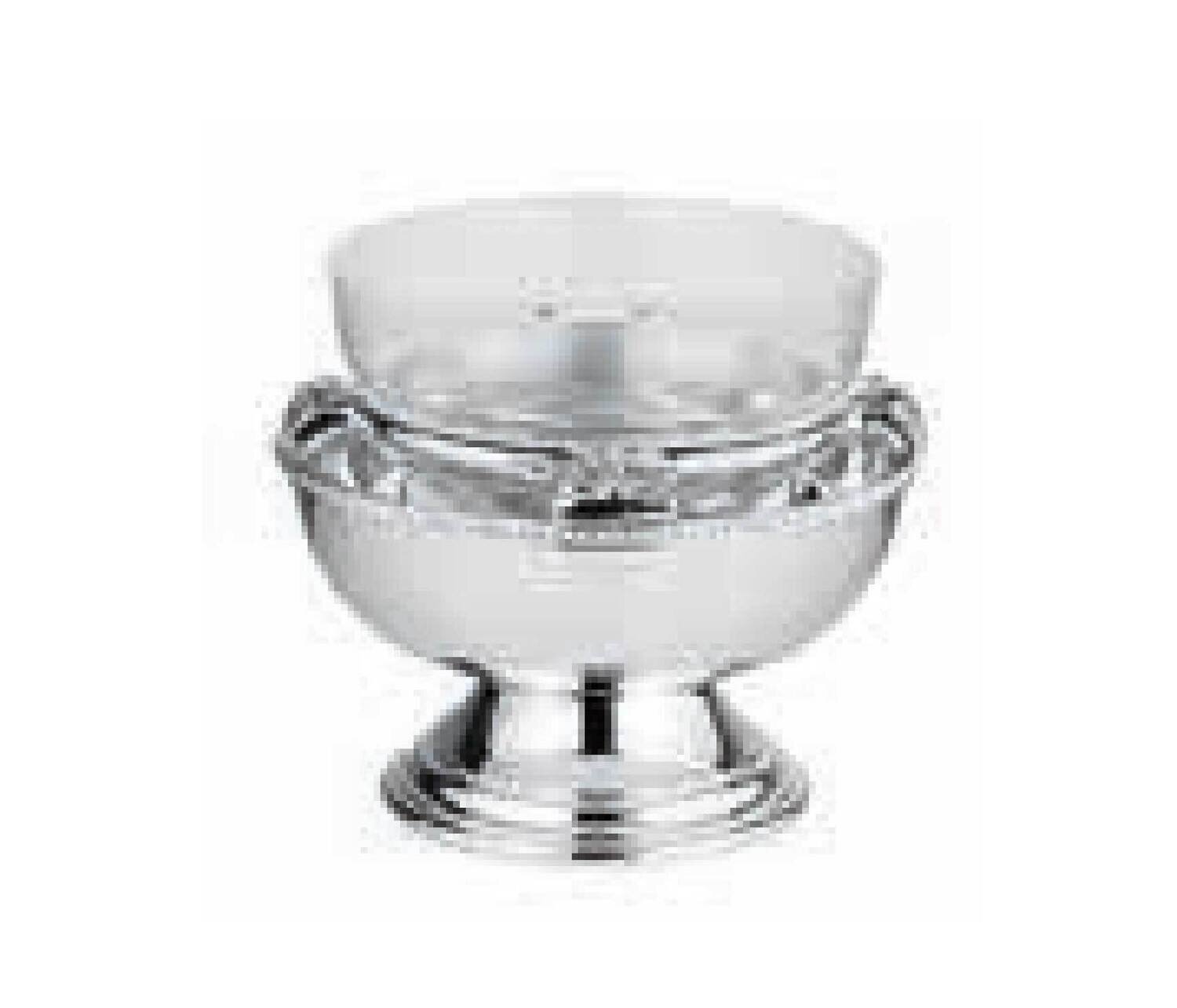 Ercuis Perles Supreme Caviar Prawns Cup With Crystal 4.75 Inch Silver Plated F51P272-08, MPN: F51P2…