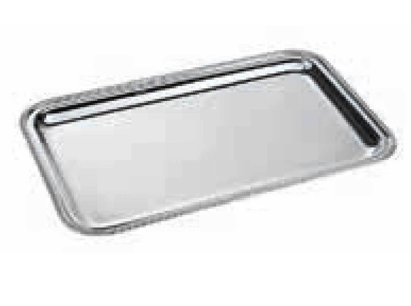 Ercuis Jonc Rectangular Serving Tray 15.75 x 10.625 Inch Silver Plated F51J451-40