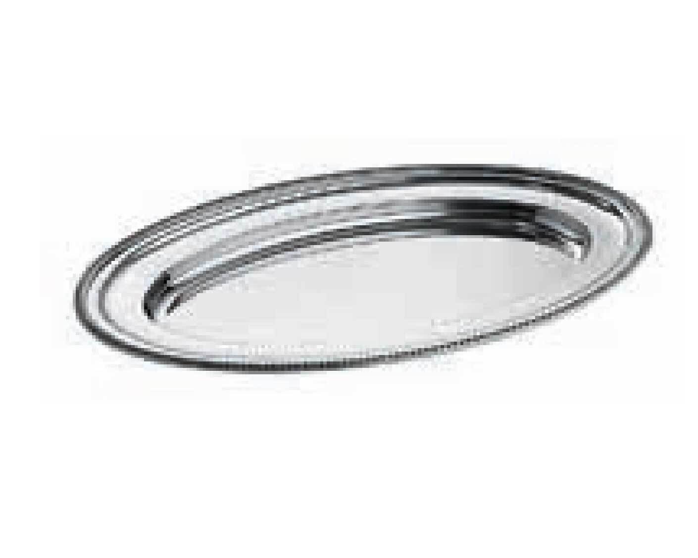 Ercuis Jonc Oval Tray 19.25 x 14.625 Inch Silver Plated F51J455-49, MPN: F51J455-49, 3660656886273