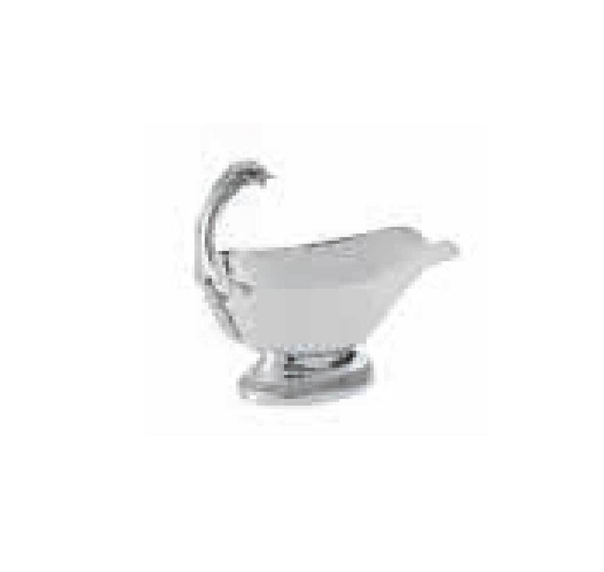 Ercuis Fleurs Sauce Boat 3.5 Inch Silver Plated F51F276-04