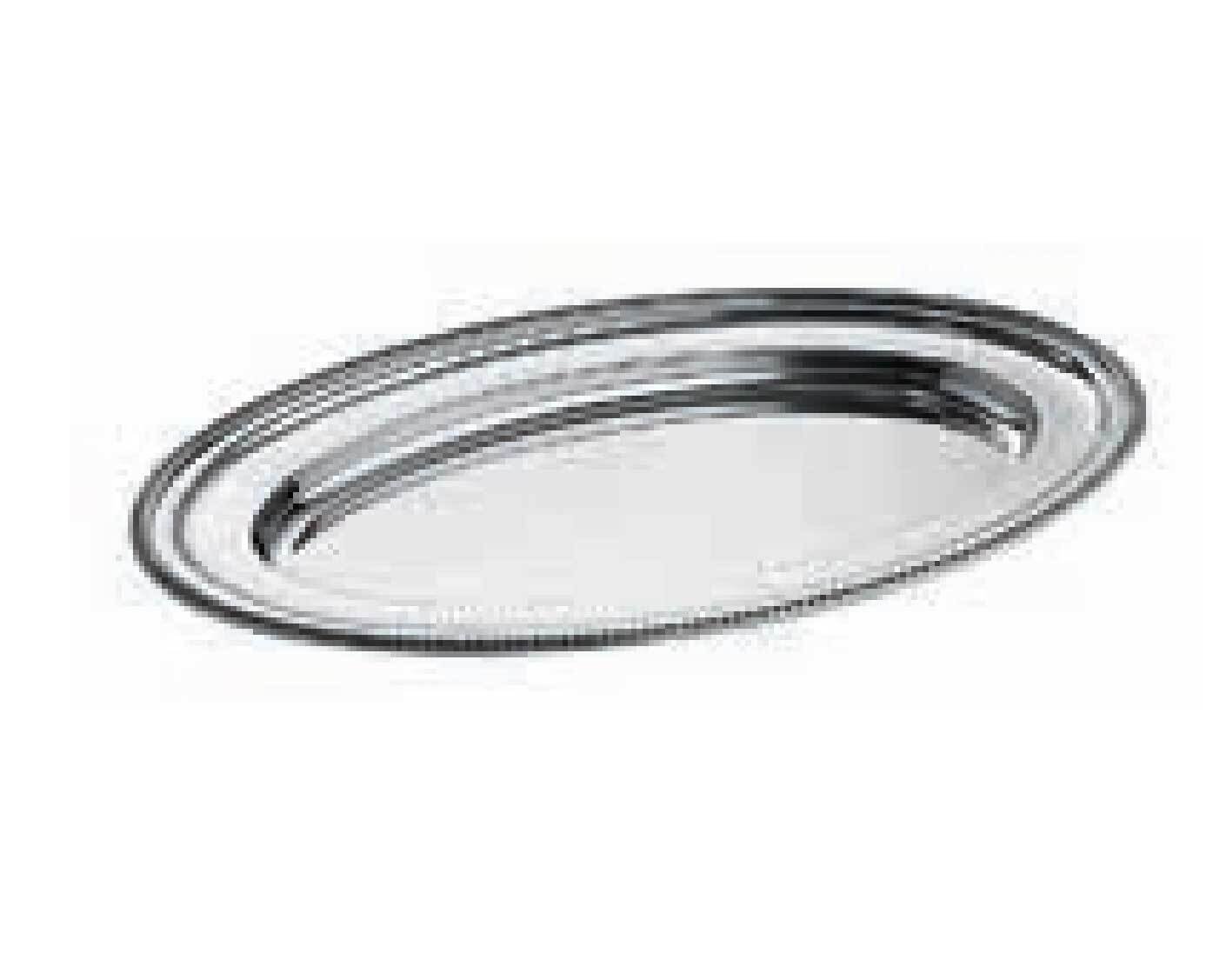 Ercuis Fleurs Oval Tray 19.25 x 14.625 Inch Silver Plated F51F455-49