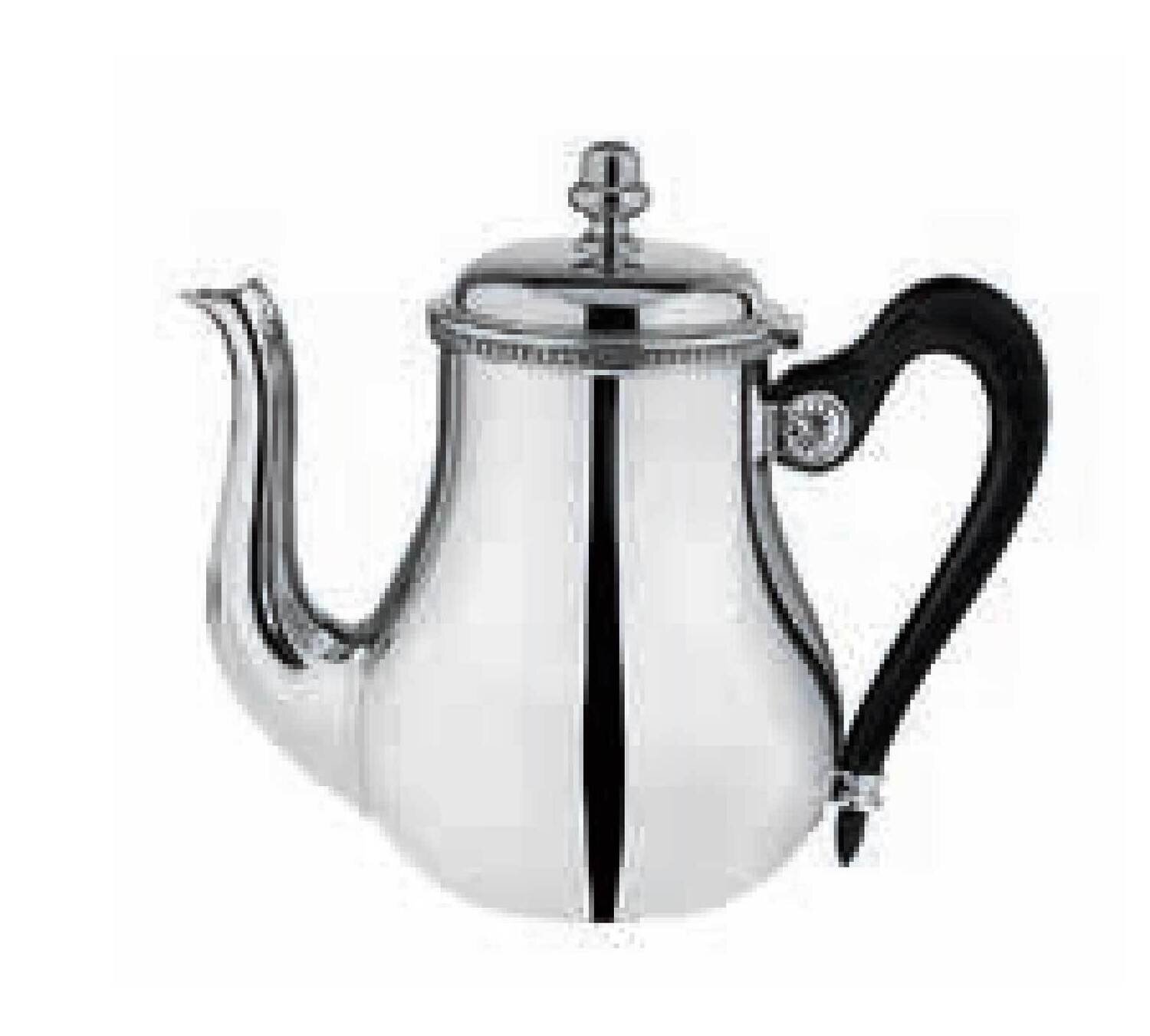Ercuis Fleurs Tea Pot 7.5 Inch Silver Plated F51F056-11