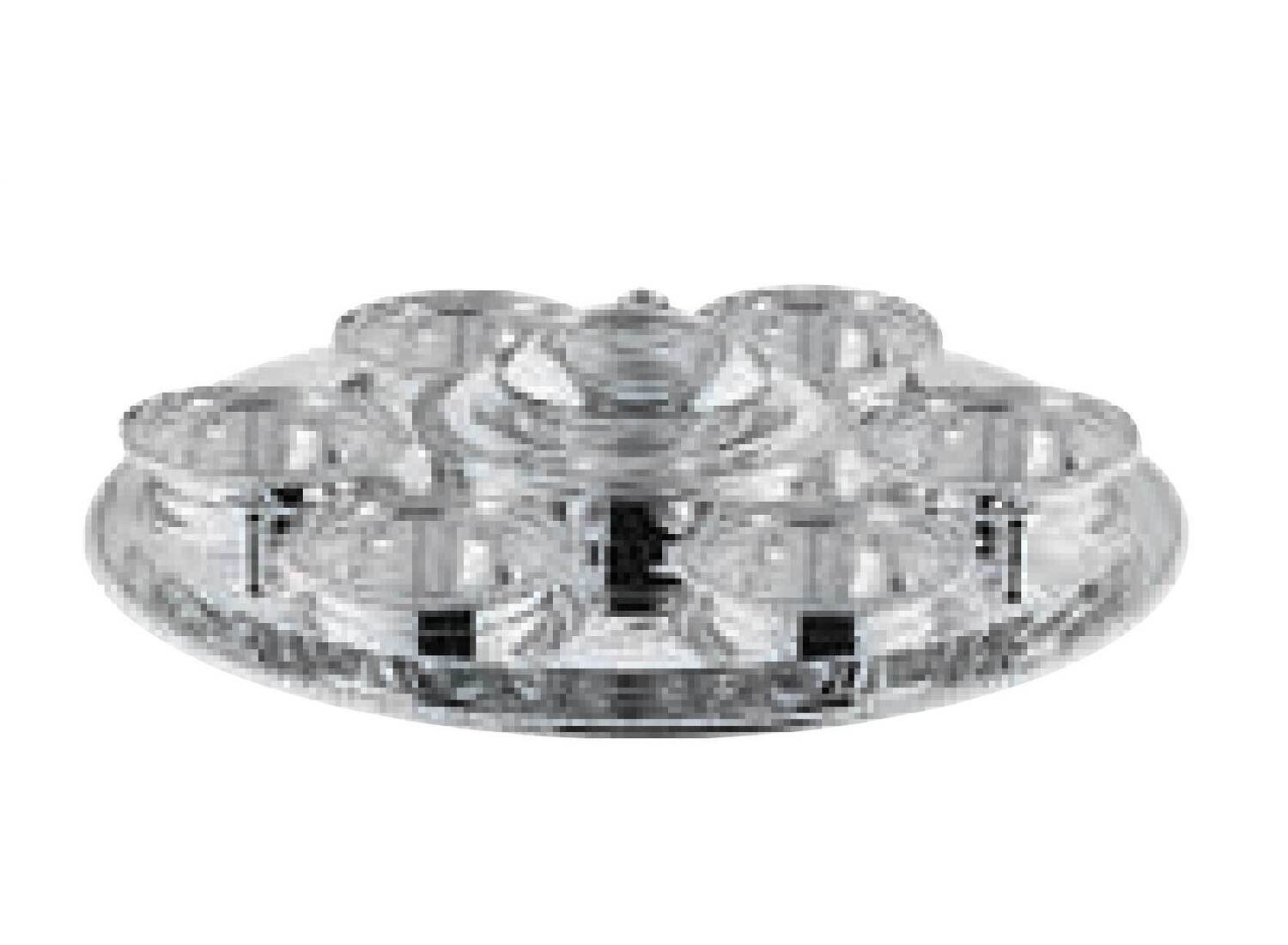 Ercuis Lauriers Caviar Set 16 Inch Silver Plated F51L181-06