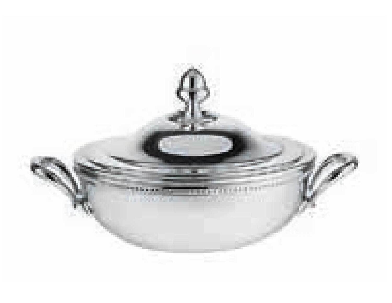 Ercuis Godrons Vegetable Dish 5.75 Inch Silver Plated F51G201-18