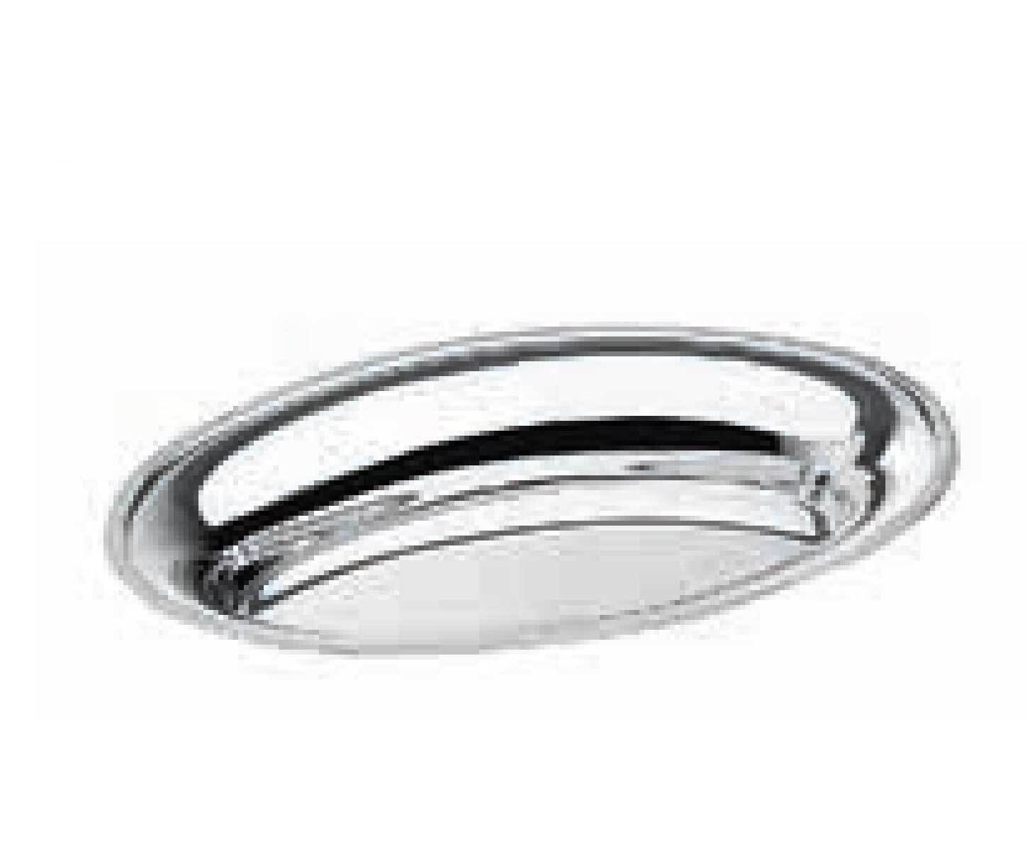 Ercuis Godrons Bread Basket 9.875 x 6.25 Inch Silver Plated F51G262-25