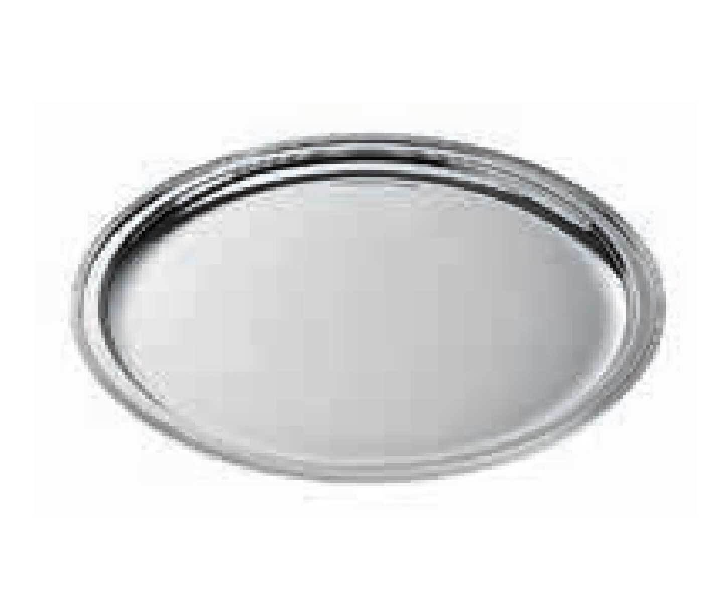 Ercuis Rencontre Round Tray 14.125 Inch Silver Plated F522460-36