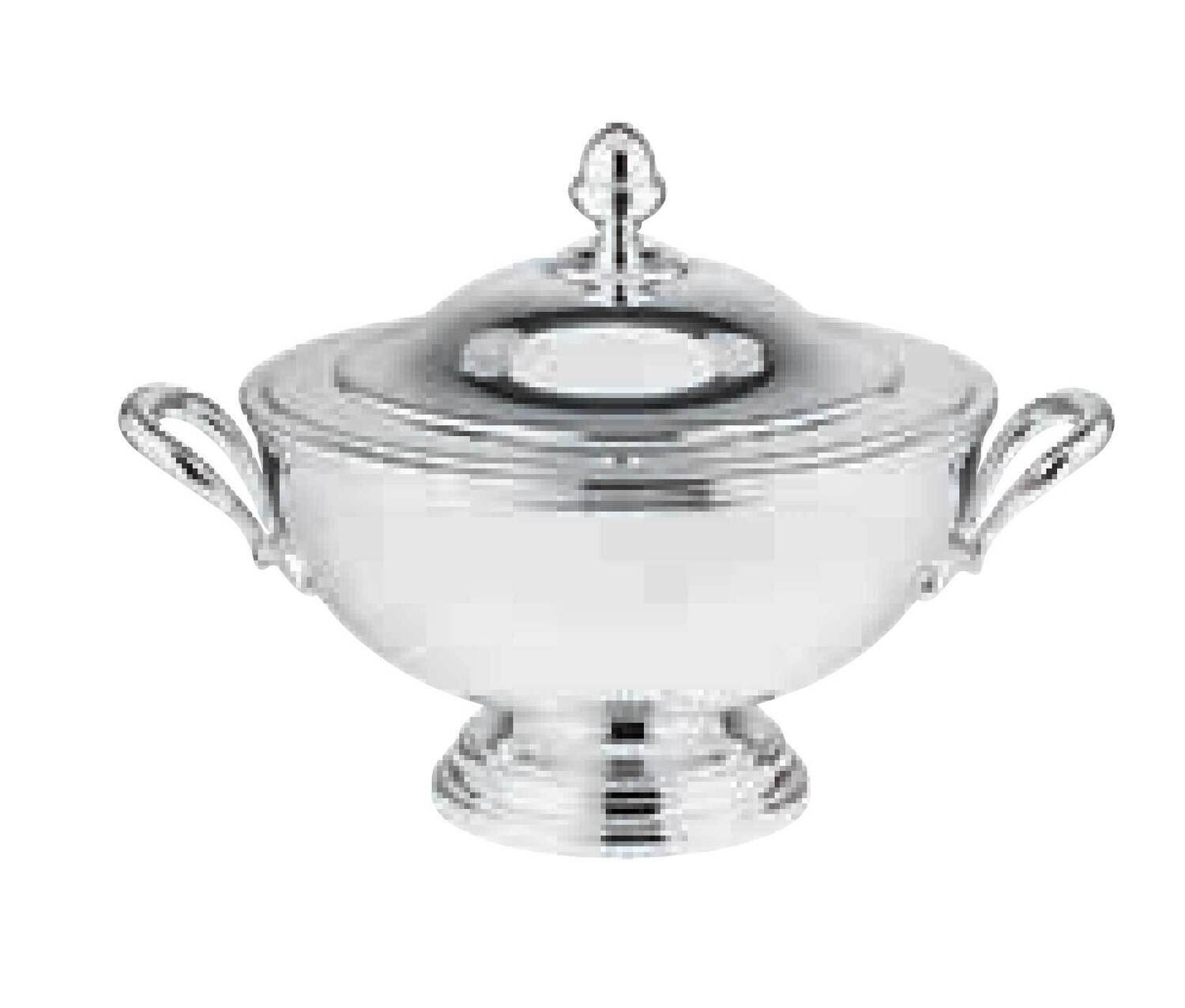Ercuis Rencontre Soup Tureen 7.5 Inch Silver Plated F522200-18, MPN: F522200-18, 3660656871606