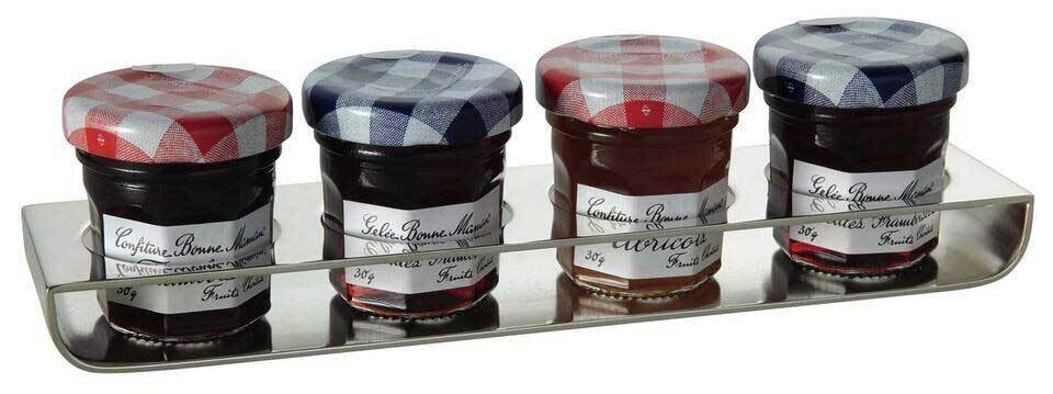 Ercuis Classique Marmelade 4 Pots Holder 0.75 Inch Silver Plated F530294-04, MPN: F530294-04, 79095…