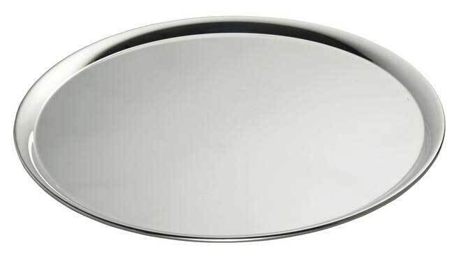 Ercuis Classique Round Tray Silver Plated 14.125 F530460-36