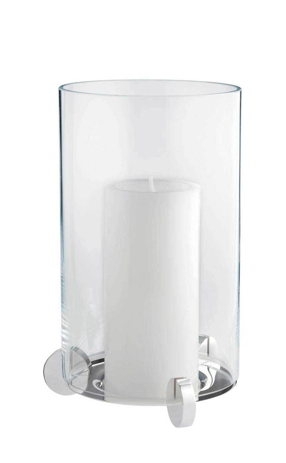 Ercuis Galet Hurricane Lamp With Candle 9 Inch Silver Plated F541523-23, MPN: F541523-23, 790955063…
