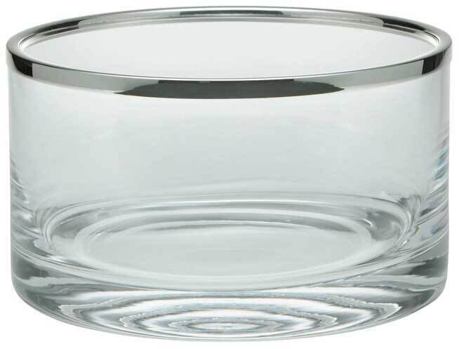 Ercuis eclat Straight Glass Bowl With Rim 5.5 Inch Silver Plated F540285-21, MPN: F540285-21, 79095…