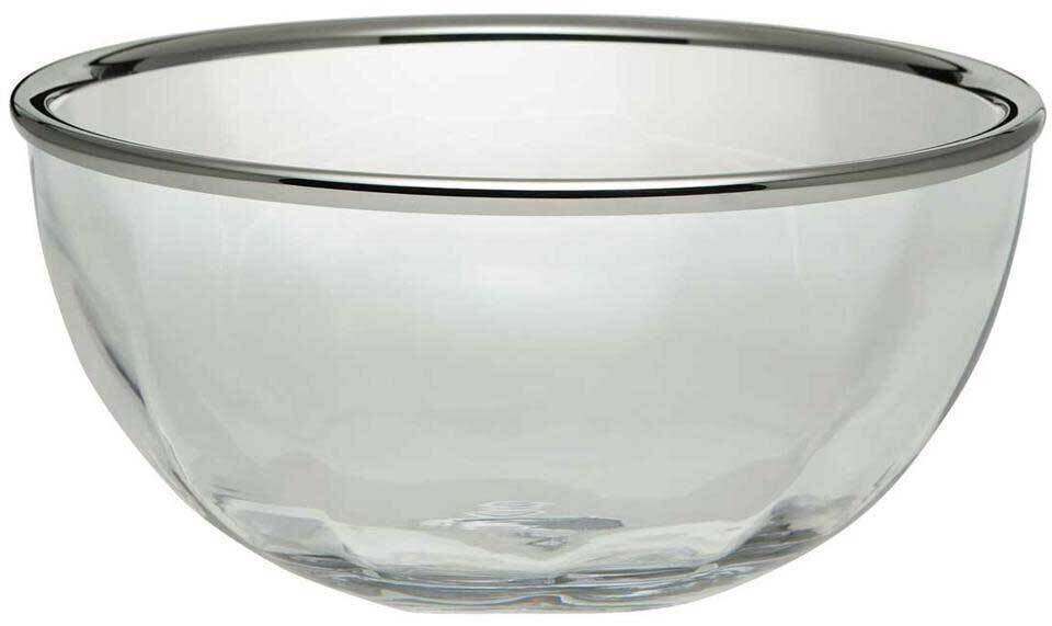 Ercuis eclat Glass Bowl With Rim 6.75 Inch Silver Plated F540286-30, MPN: F540286-30, 790955040670