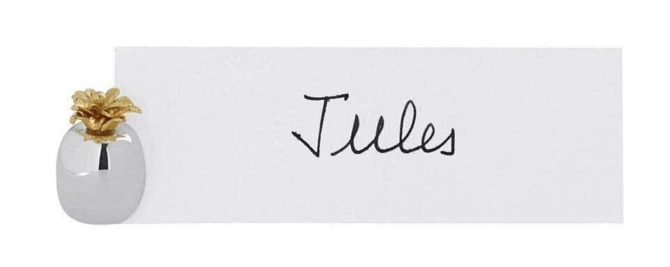 Ercuis Marque Places 6 Pinapple Name Holders 0.75 Inch Silver Plated F562247-02, MPN: F562247-02, 7…